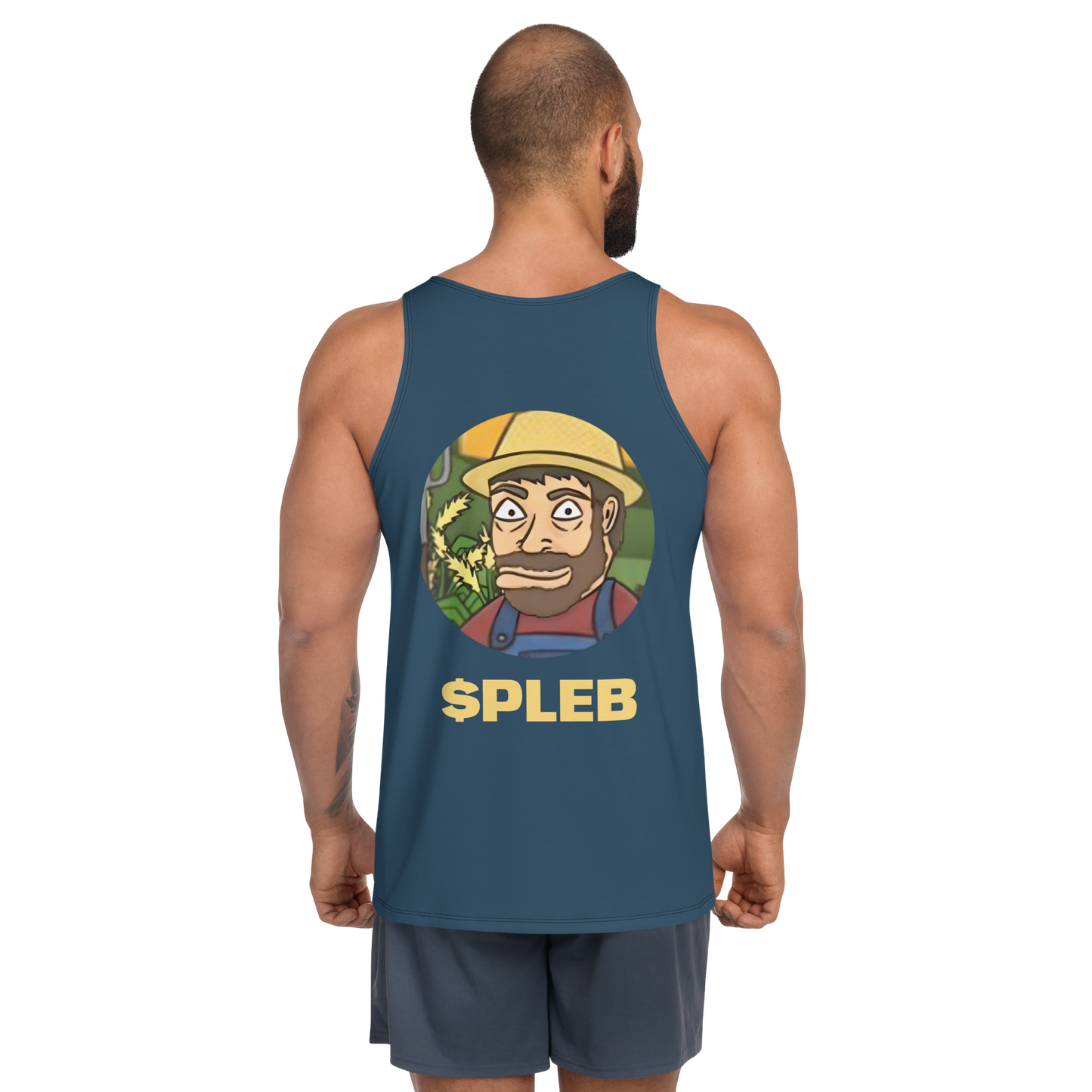 $PLEB PampIT Unisex Tank Top -- Blue