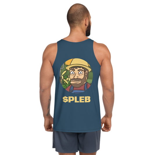 $PLEB PampIT Unisex Tank Top -- Blue