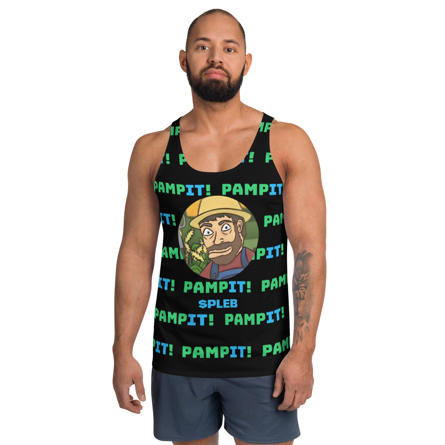 $PLEB PampIT Unisex Tank Top