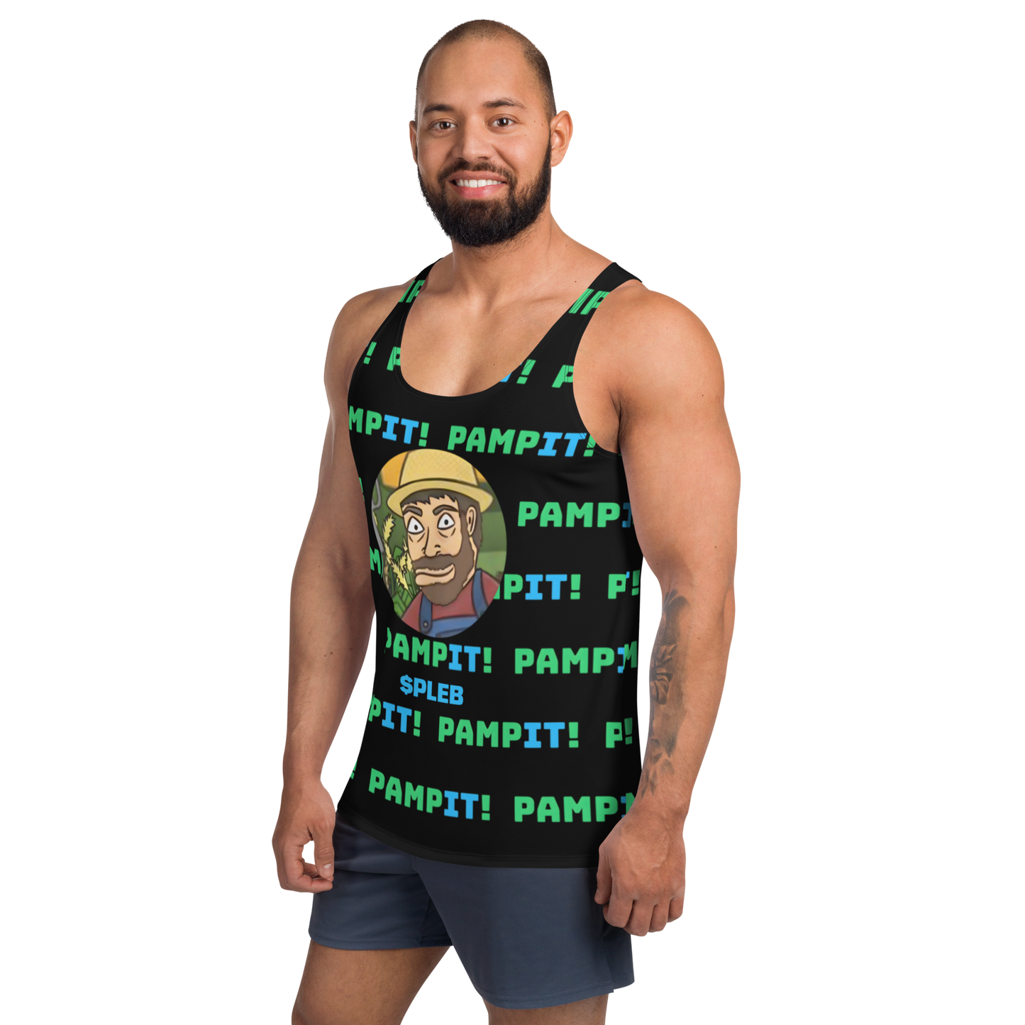 $PLEB PampIT Unisex Tank Top