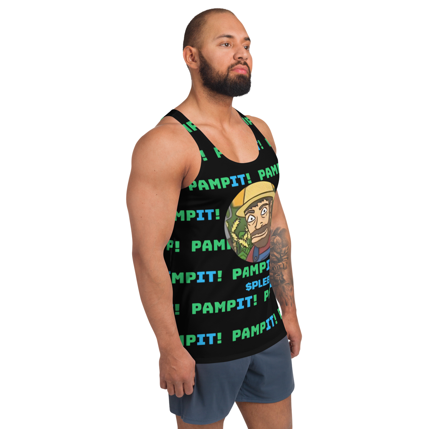 $PLEB PampIT Unisex Tank Top