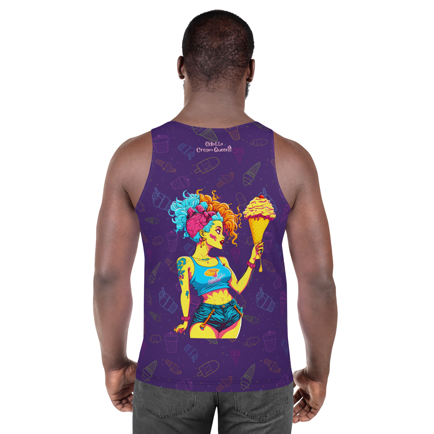 Cream Queen Unisex Tank Top