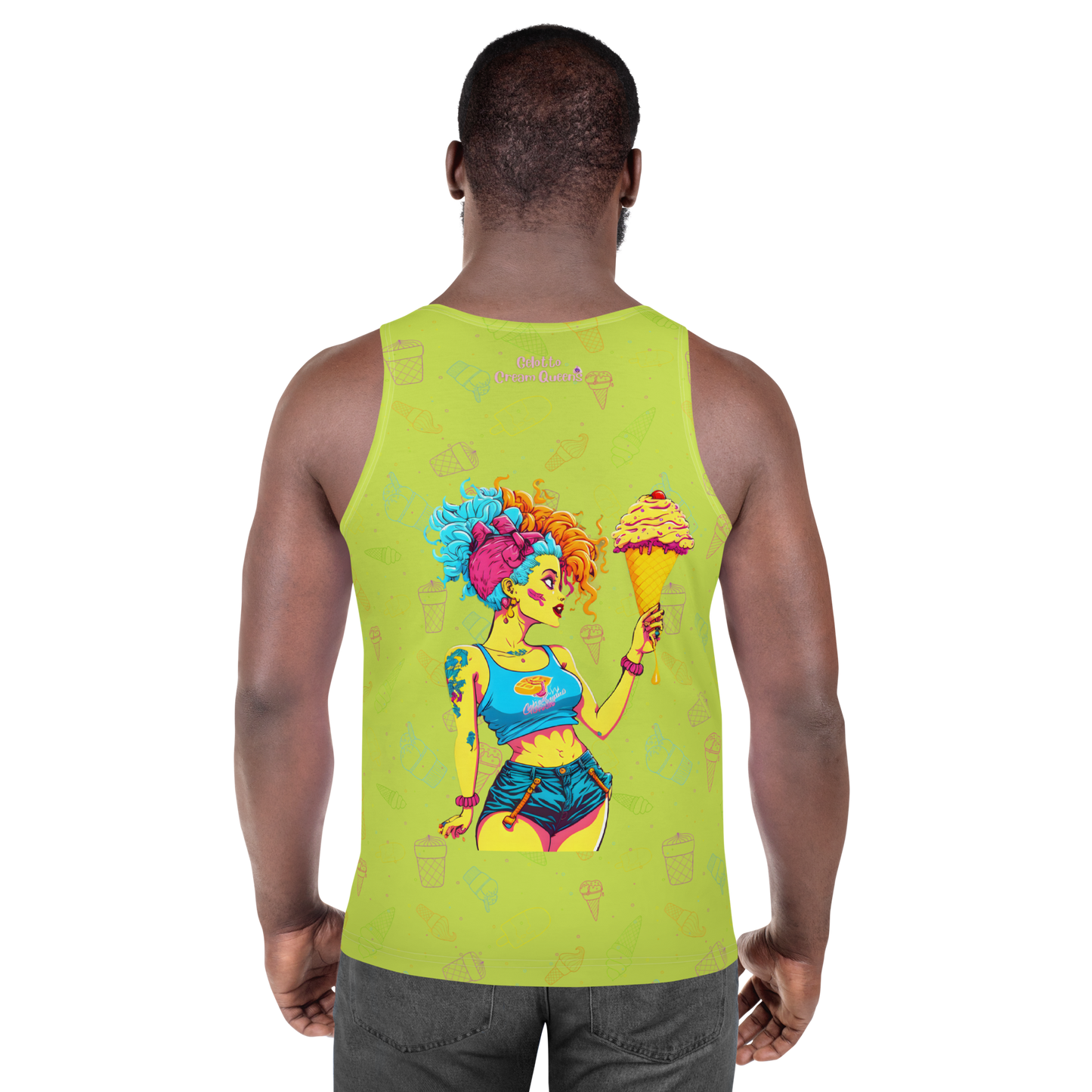 Cream Queen Tank (Green)