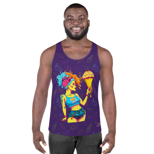 Cream Queen Unisex Tank Top