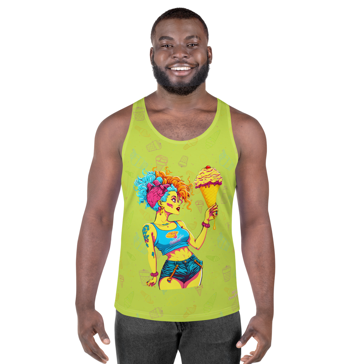 Cream Queen Tank (Green)