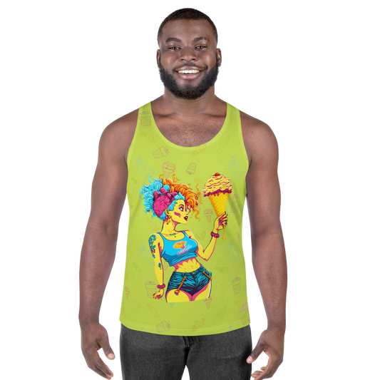 Cream Queen Tank (Green)