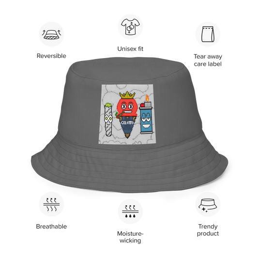 Gelotto logo / Series 2 Reversible bucket hat (OG logo)