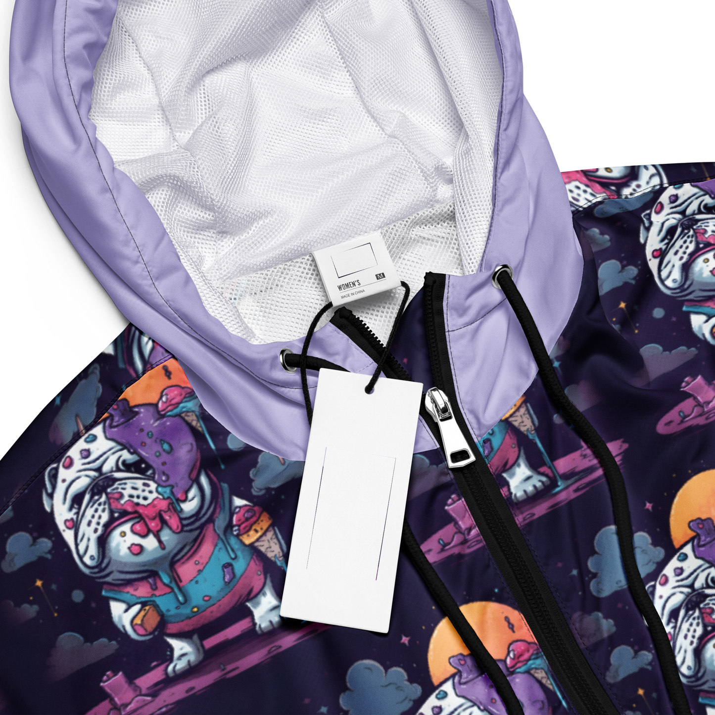 Ice Cream Dog Women’s cropped windbreaker