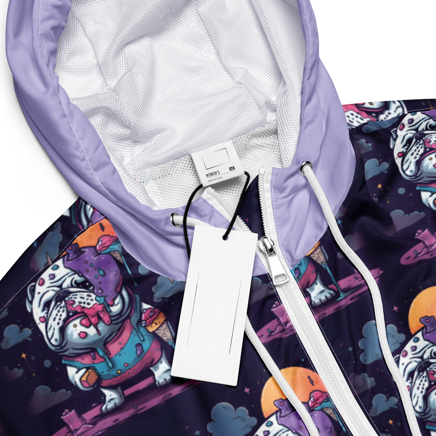 Ice Cream Dog Women’s cropped windbreaker