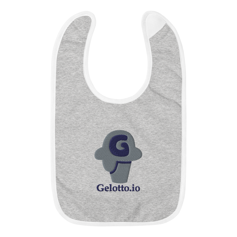 Embroidered Baby Bib