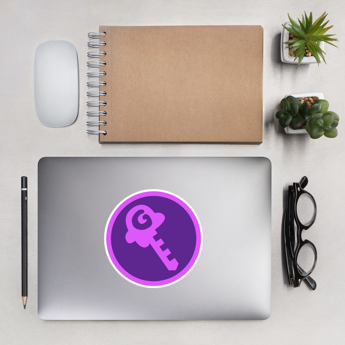 Gkey logo bubble-free stickers (OG logo)