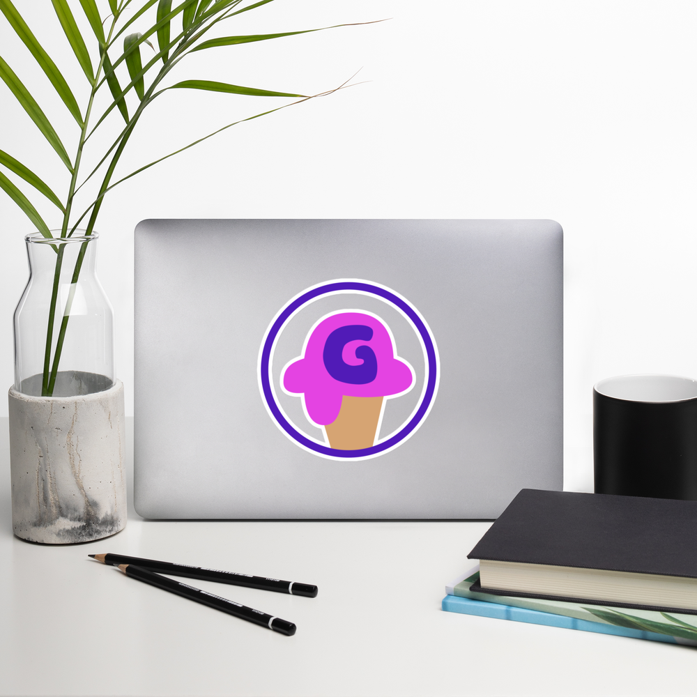 Gelotto Logo Bubble-free stickers (OG logo)