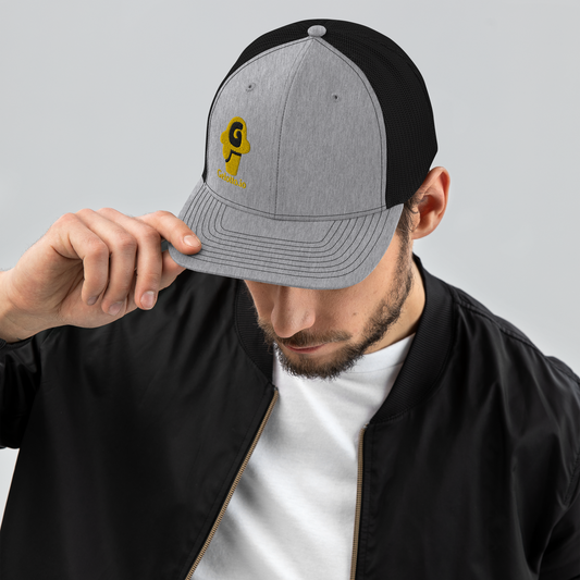 Gelotto logo Trucker Cap (gold and black logo)