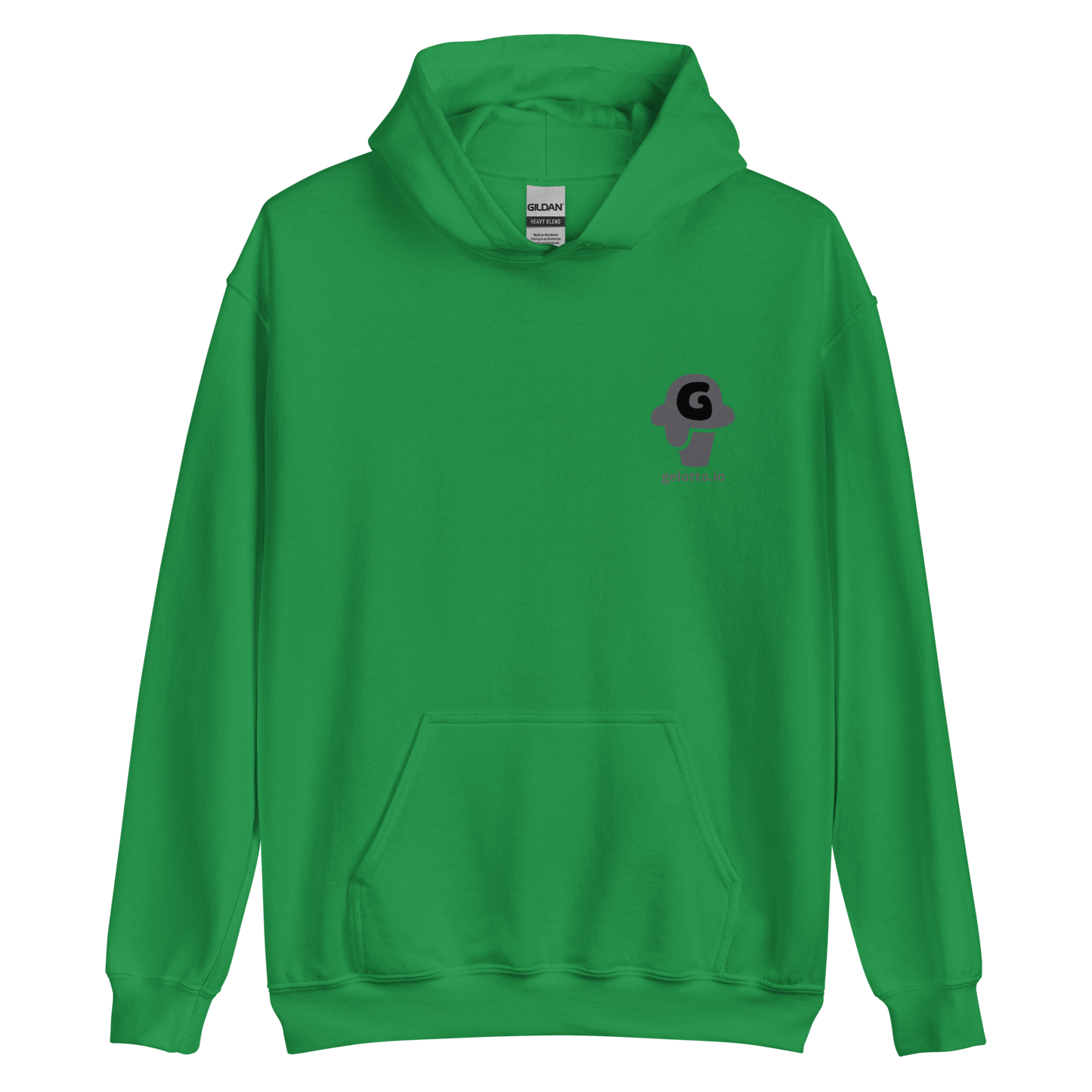 Gelotto logo Unisex Hoodie (grey and black logo)