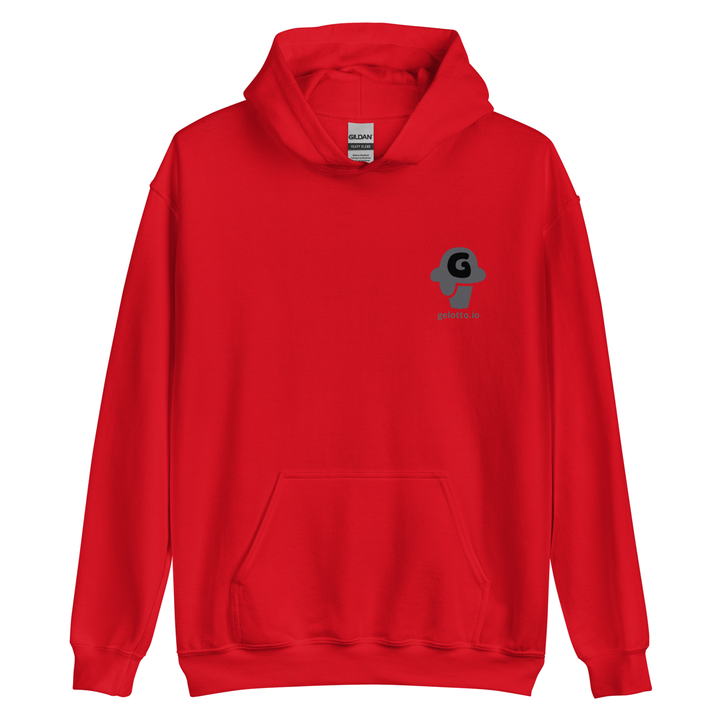 Gelotto logo Unisex Hoodie (grey and black logo)