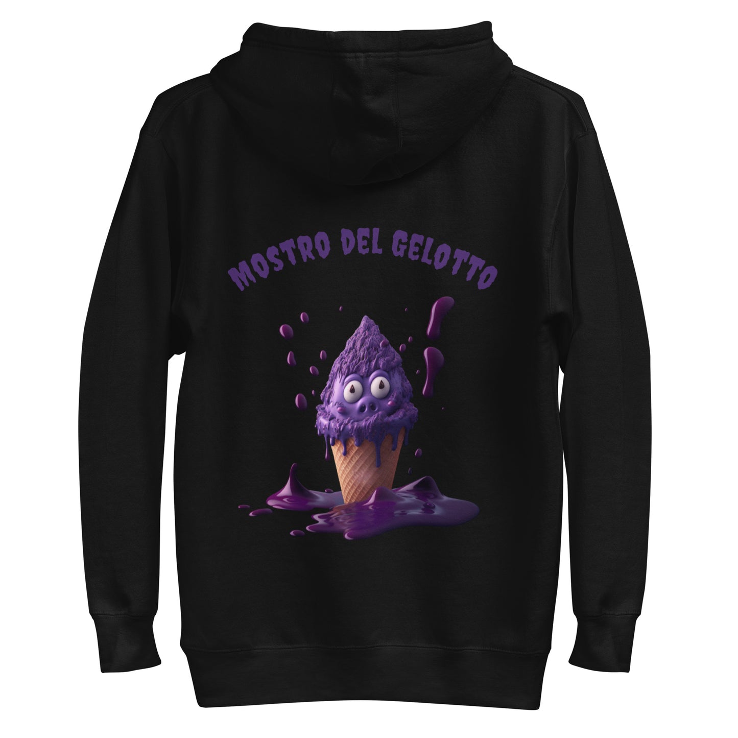 Mostro del Gelotto Unisex Hoodie (Purple Pig)