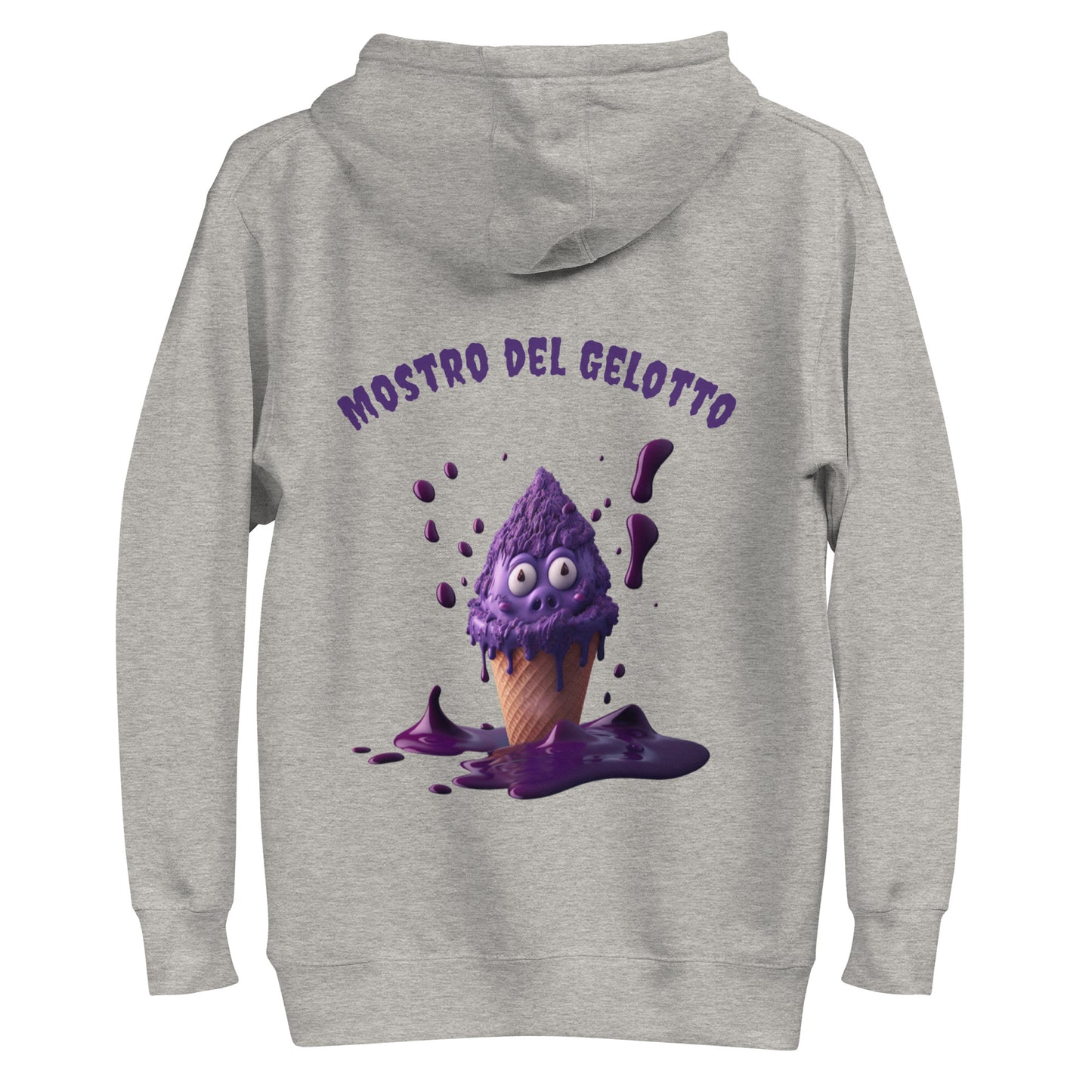 Mostro del Gelotto Unisex Hoodie (Purple Pig)