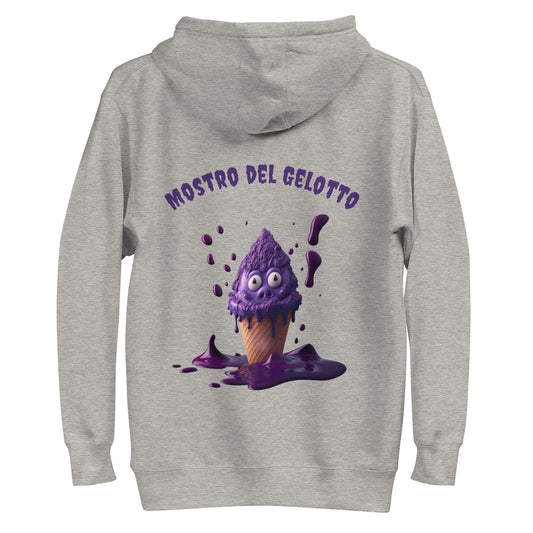 Mostro del Gelotto Unisex Hoodie (Purple Pig)