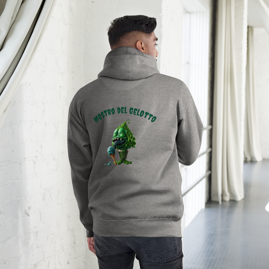 Mostro del Gelotto Unisex Hoodie (Green mostro)