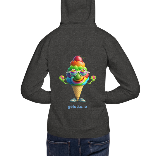 Mostro del Gelotto Unisex Hoodie (Rainbow Mostro 2)