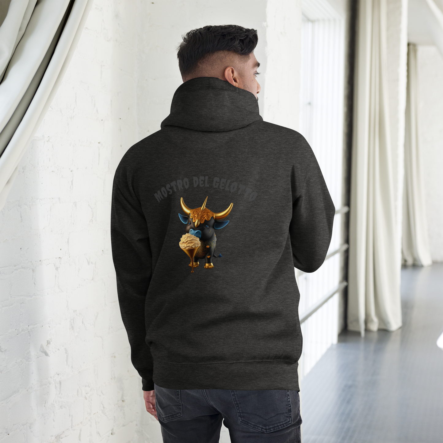Mostro del Gelotto Unisex Hoodie (Bull)