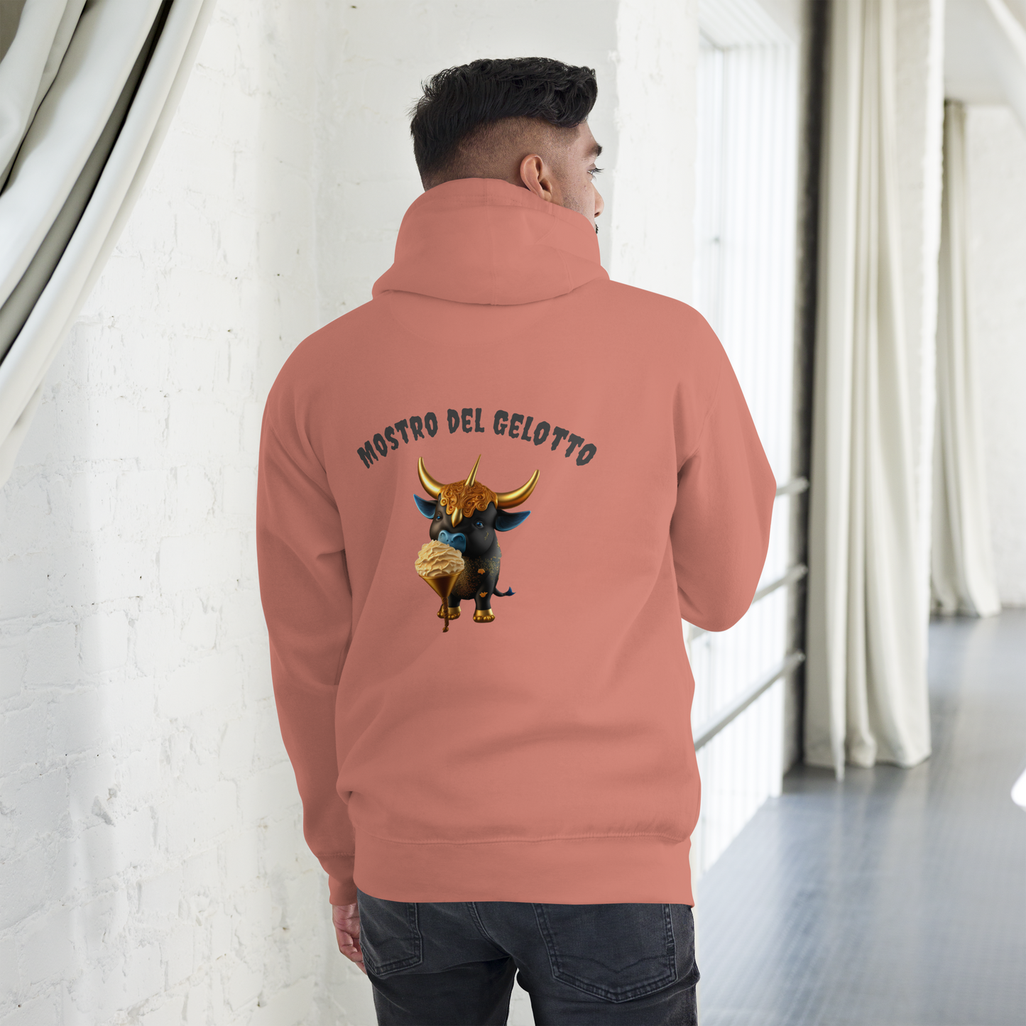Mostro del Gelotto Unisex Hoodie (Bull)