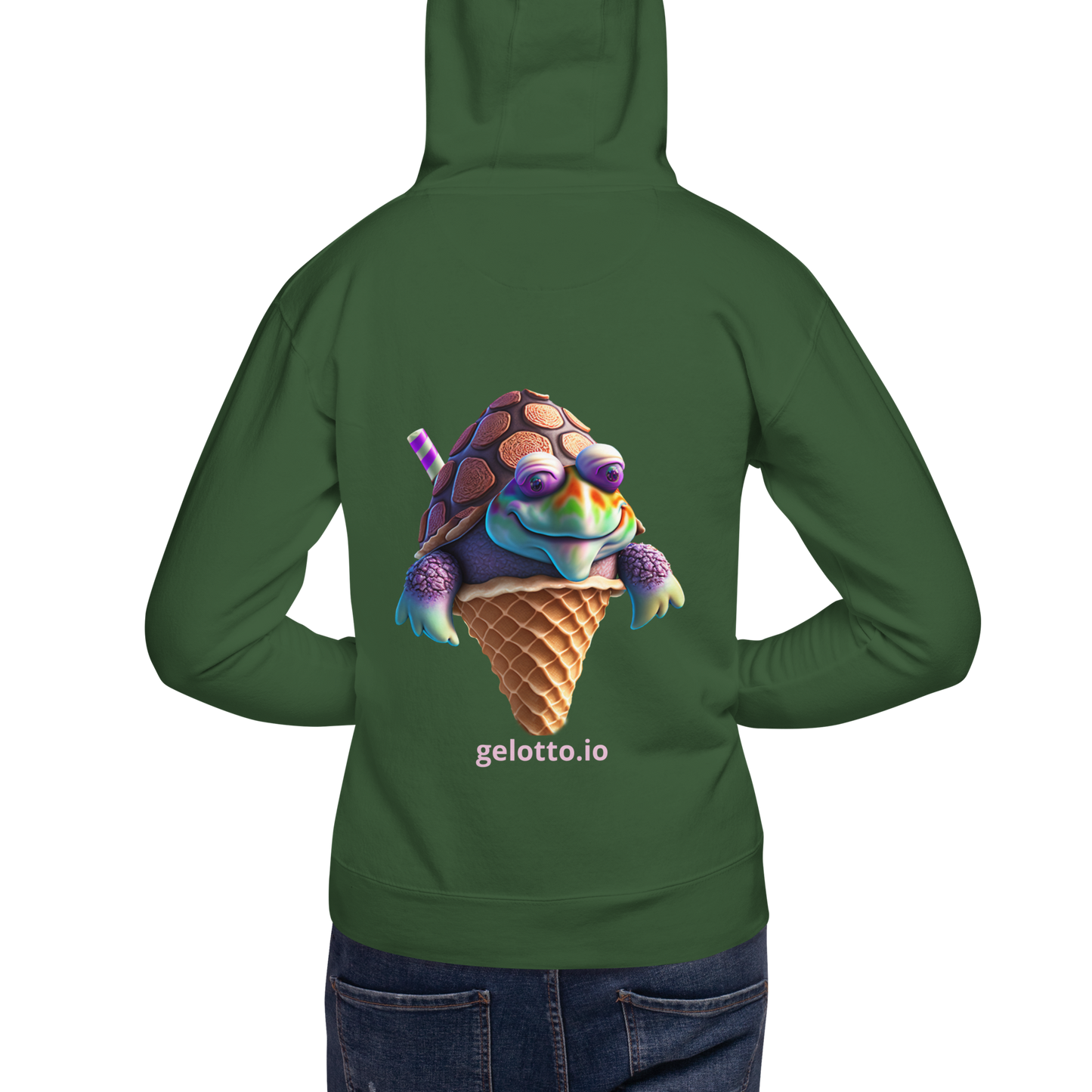 Mostro del Gelotto Unisex Hoodie (Turtle)