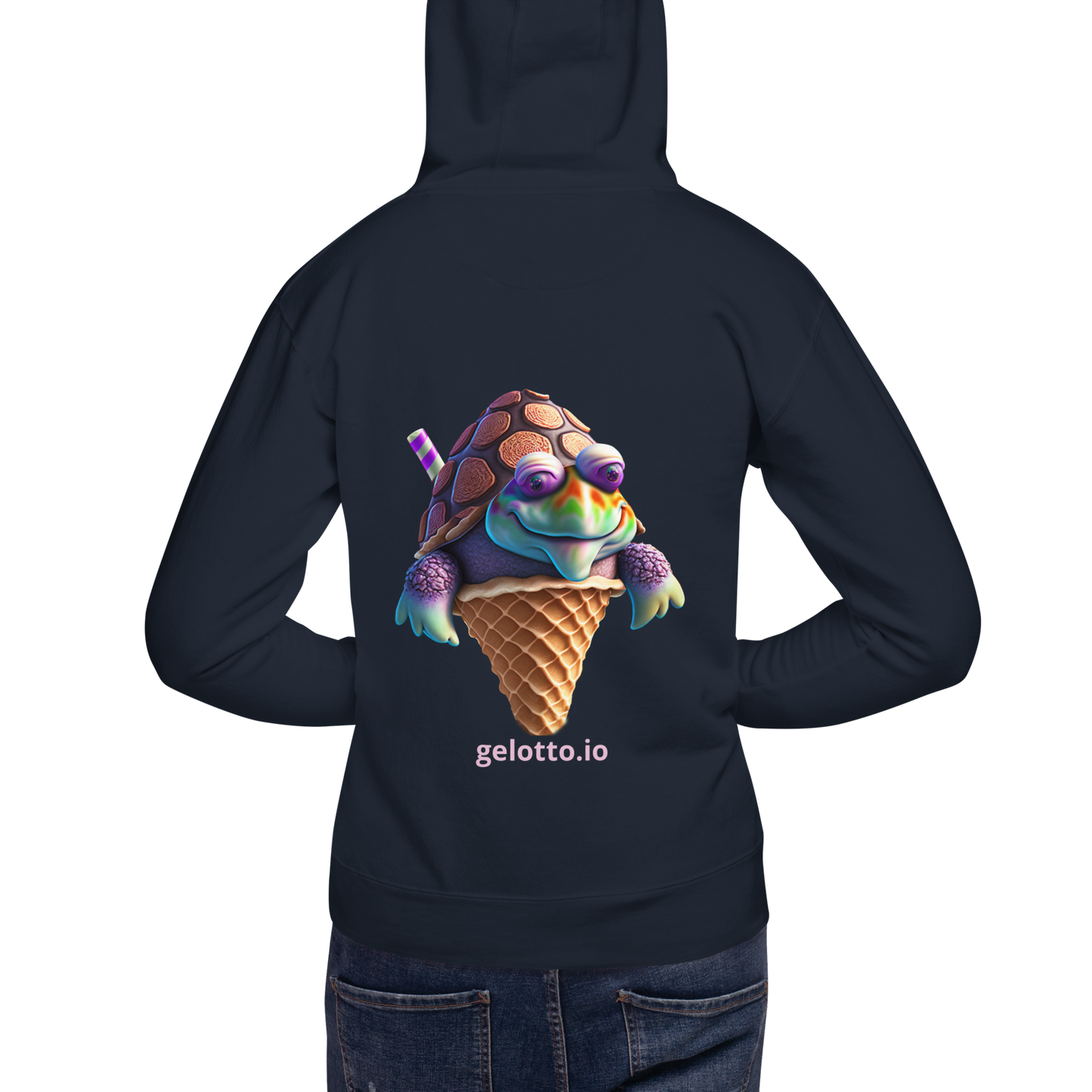 Mostro del Gelotto Unisex Hoodie (Turtle)