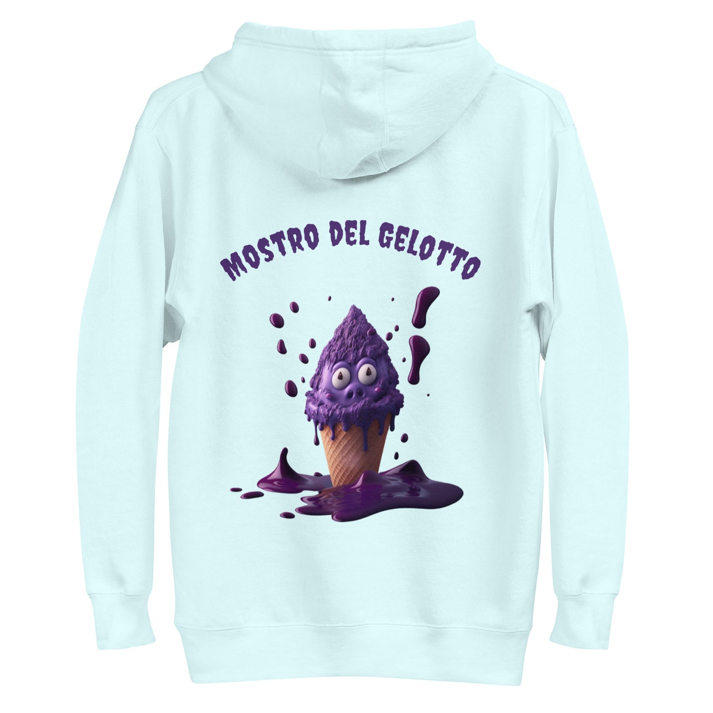 Mostro del Gelotto Unisex Hoodie (Purple Pig)