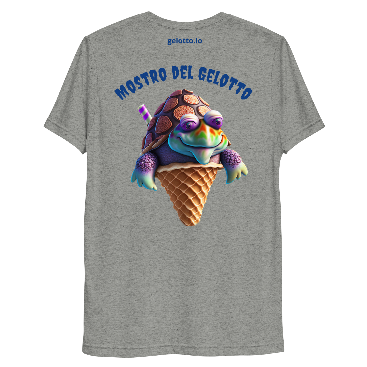Mostro del Gelotto Super-Soft Short sleeve t-shirt (Turtle)