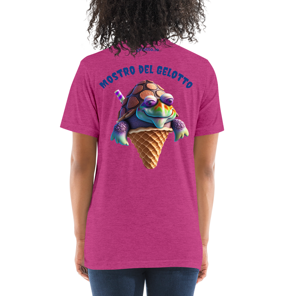 Mostro del Gelotto Super-Soft Short sleeve t-shirt (Turtle)