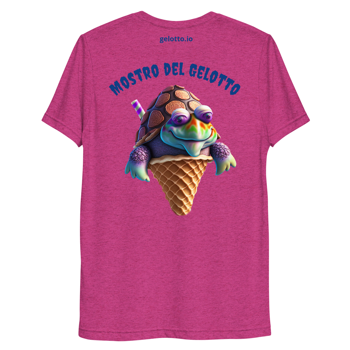 Mostro del Gelotto Super-Soft Short sleeve t-shirt (Turtle)