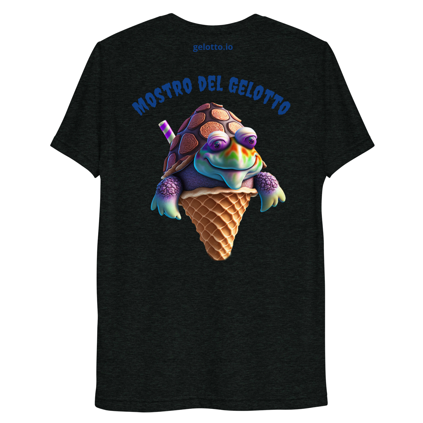 Mostro del Gelotto Super-Soft Short sleeve t-shirt (Turtle)
