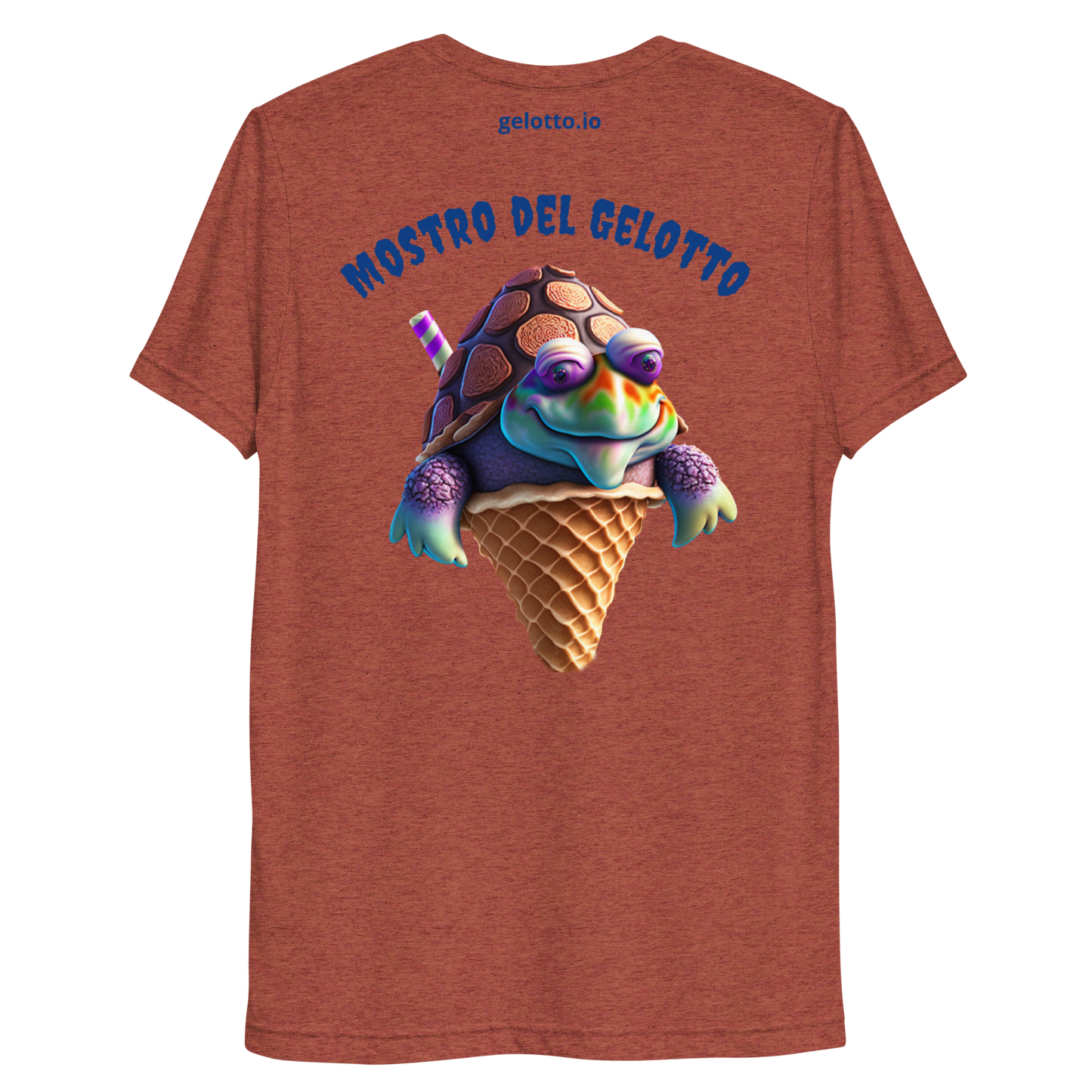 Mostro del Gelotto Super-Soft Short sleeve t-shirt (Turtle)