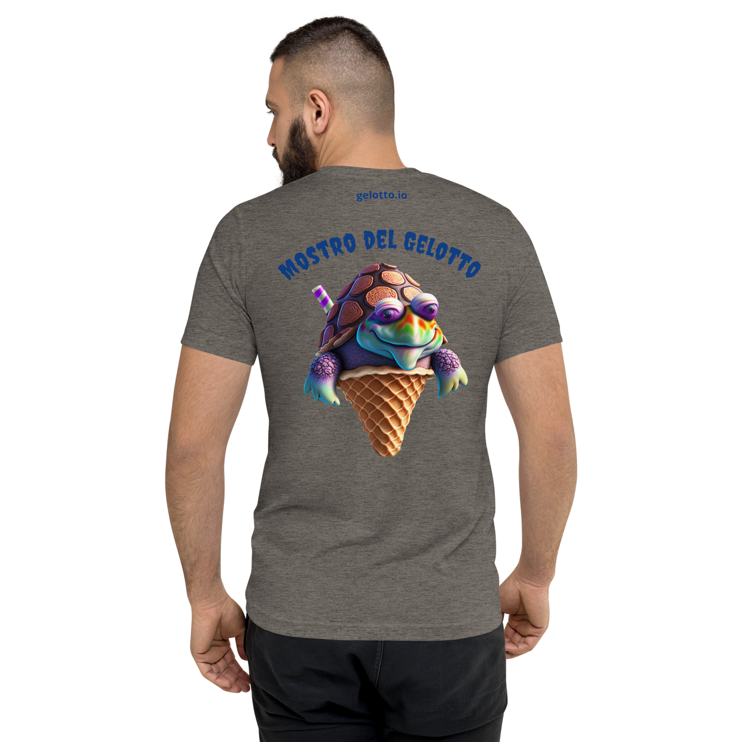 Mostro del Gelotto Super-Soft Short sleeve t-shirt (Turtle)
