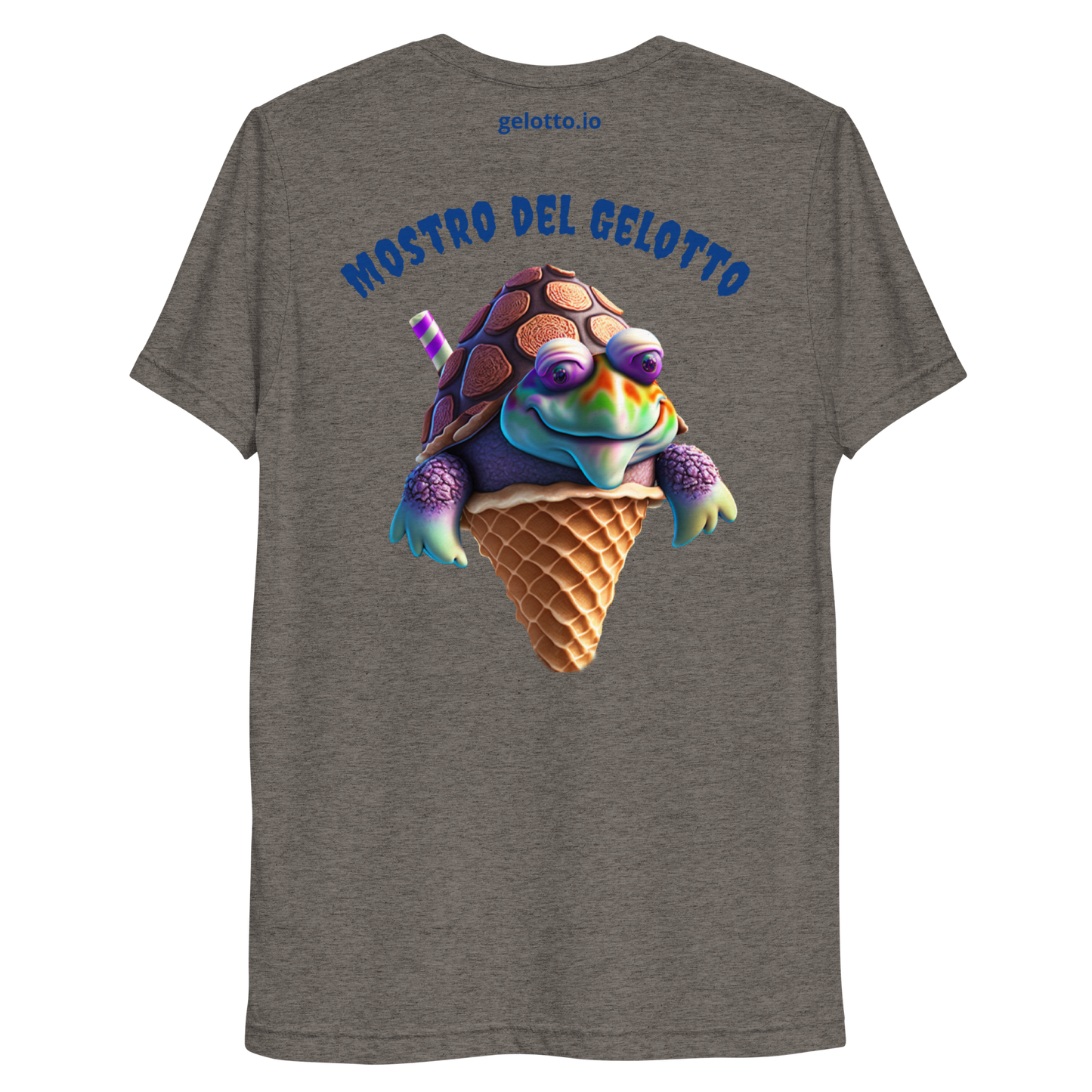 Mostro del Gelotto Super-Soft Short sleeve t-shirt (Turtle)