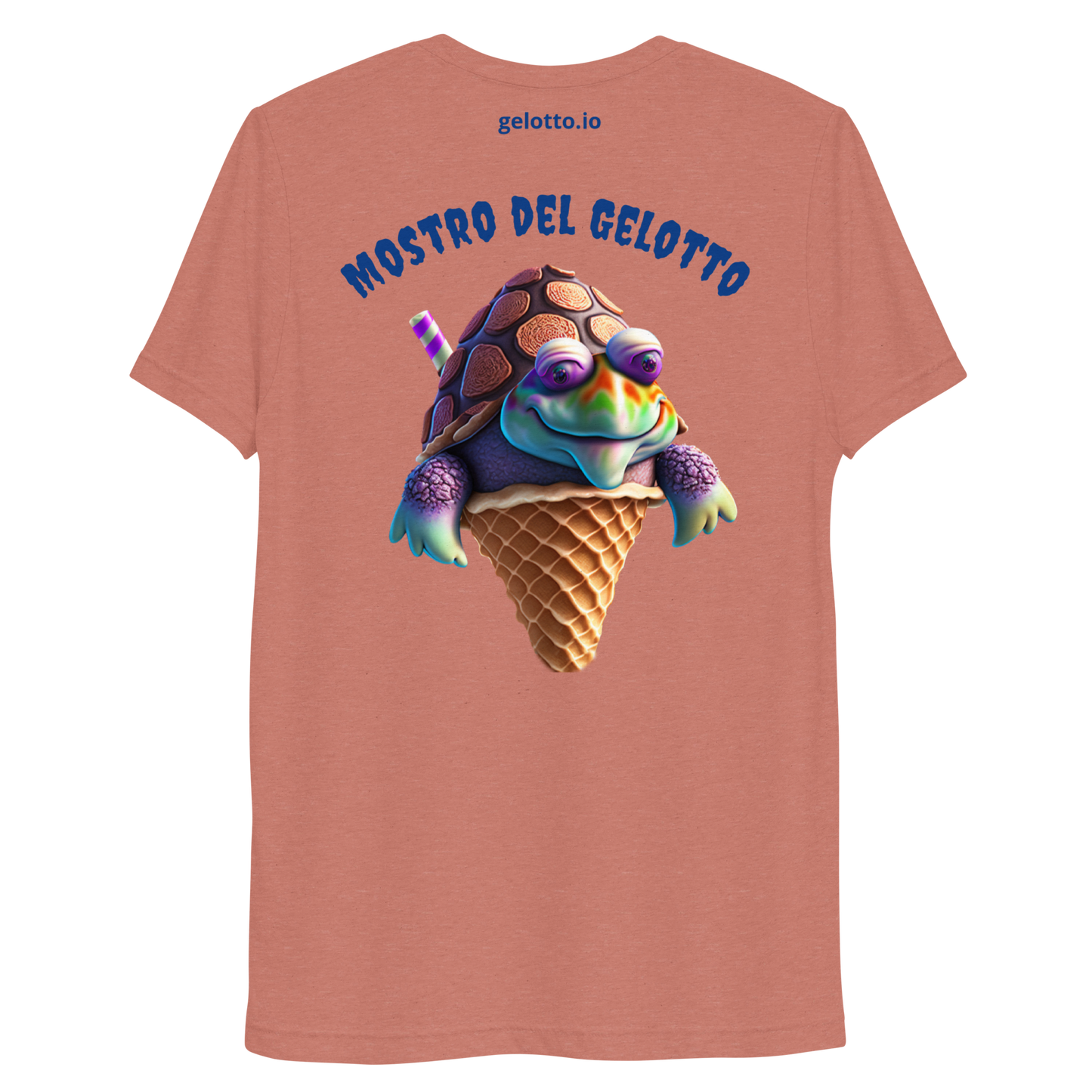 Mostro del Gelotto Super-Soft Short sleeve t-shirt (Turtle)