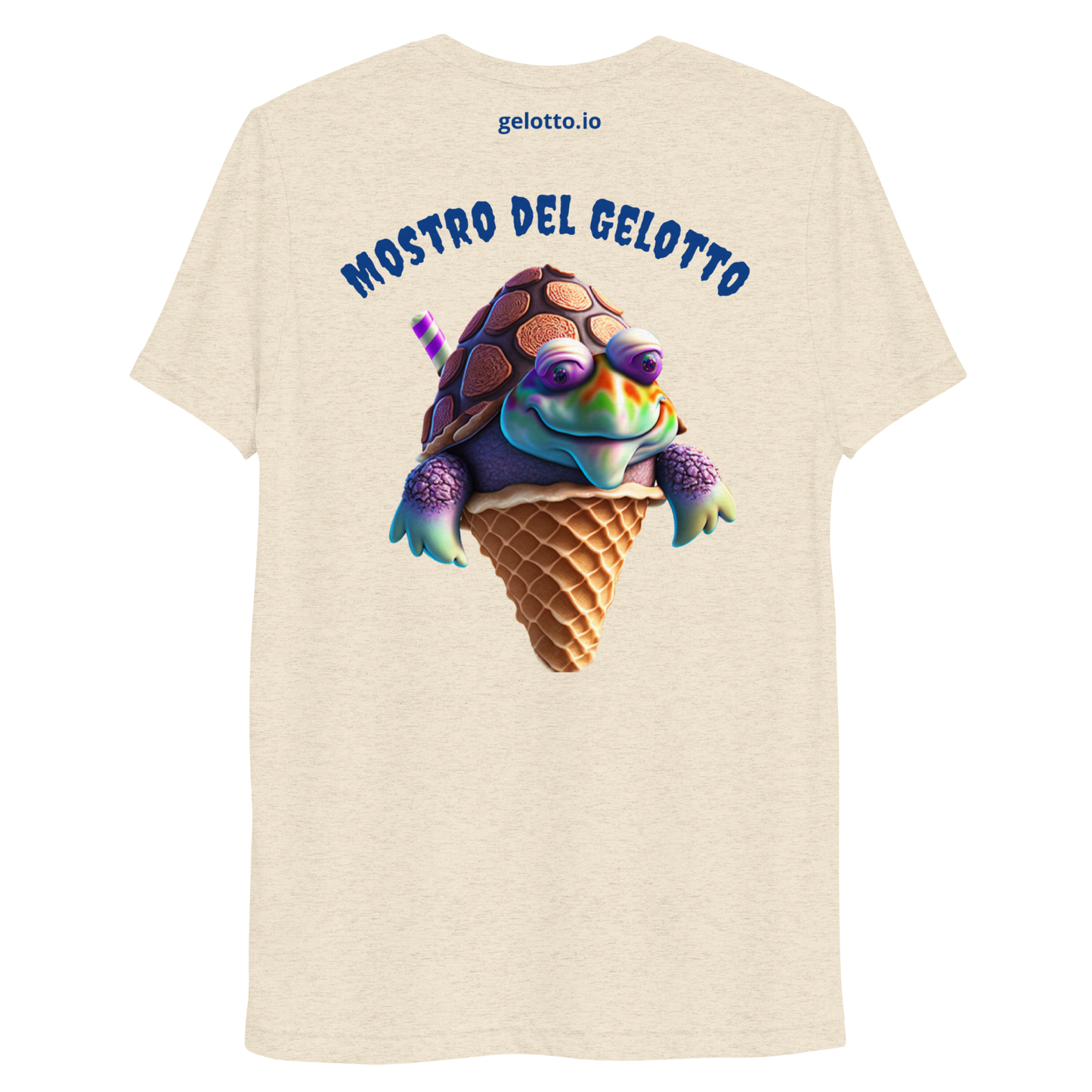 Mostro del Gelotto Super-Soft Short sleeve t-shirt (Turtle)