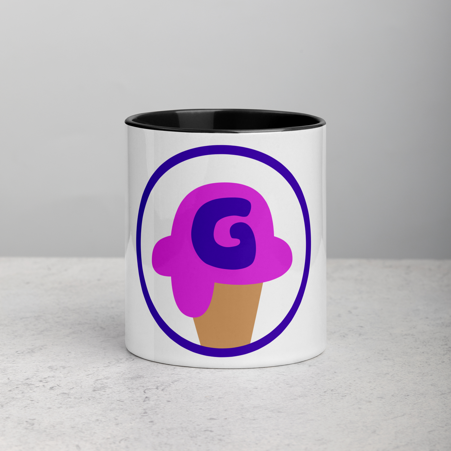 Gelotto logo Mug (front print) (OG logo)