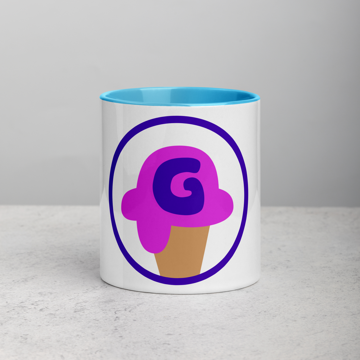 Gelotto logo Mug (front print) (OG logo)