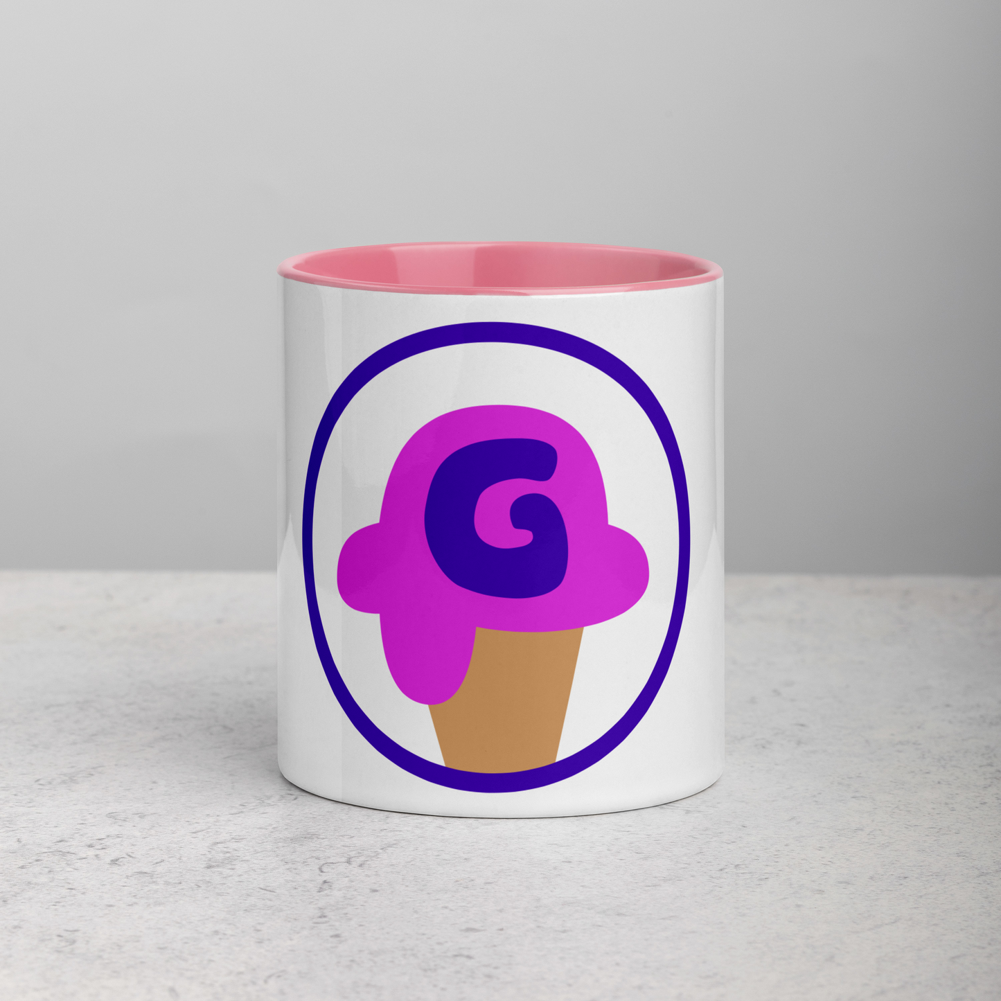 Gelotto logo Mug (front print) (OG logo)