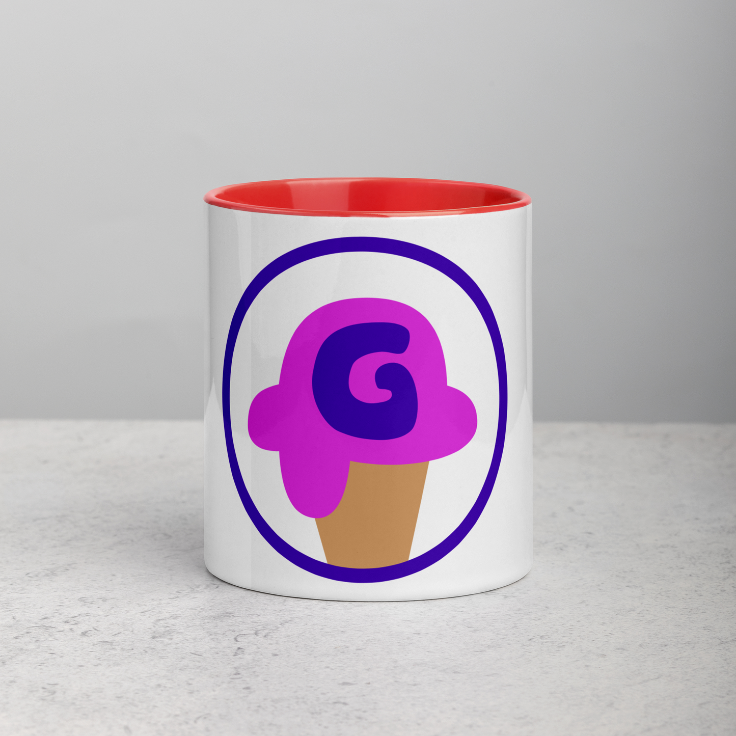 Gelotto logo Mug (front print) (OG logo)