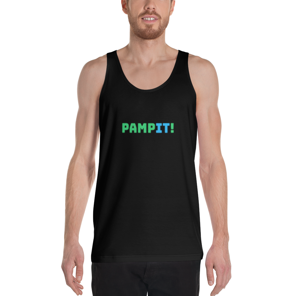 $PLEB PampIT Unisex Tank Top -- Black