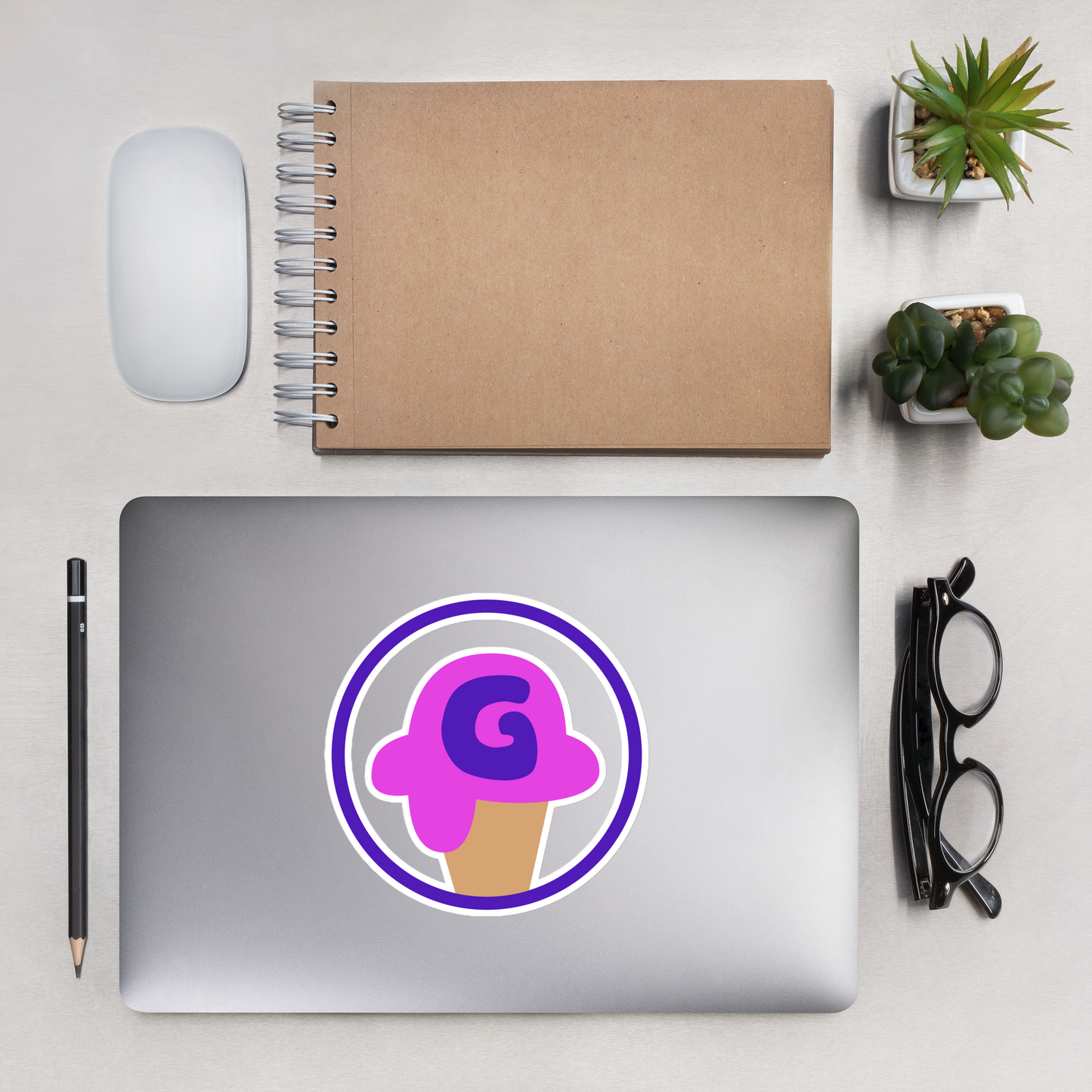 Gelotto Logo Bubble-free stickers (OG logo)