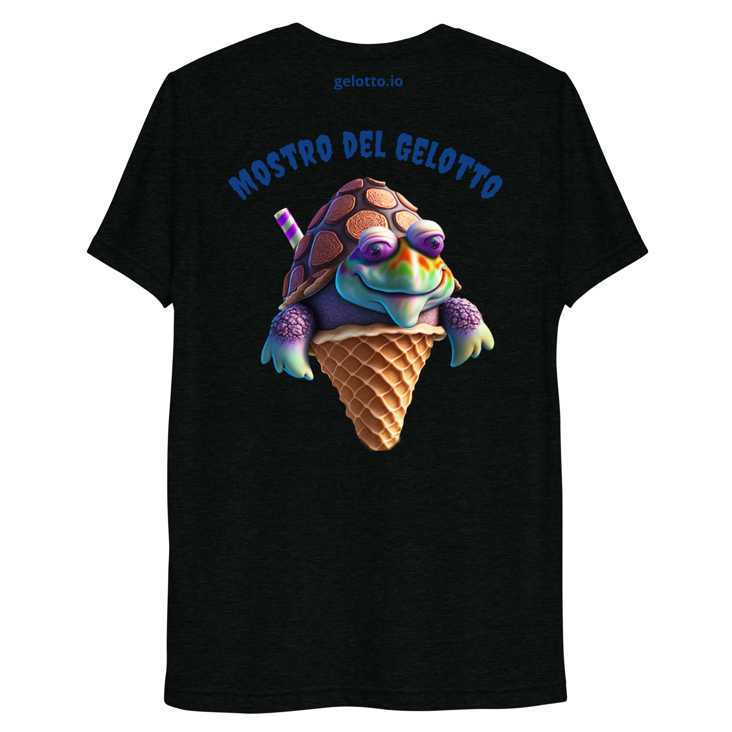 Mostro del Gelotto Super-Soft Short sleeve t-shirt (Turtle)